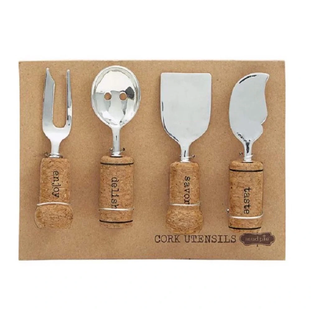 Mud Pie Cork Serving Utensils